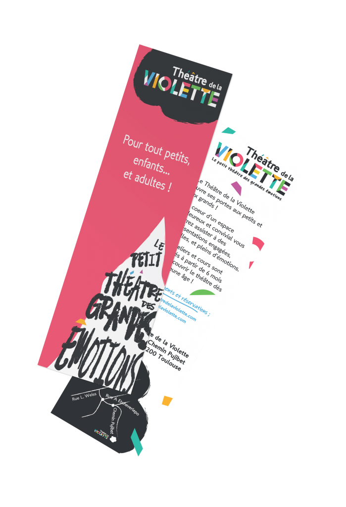 marque page projet Théâtre de la Violette