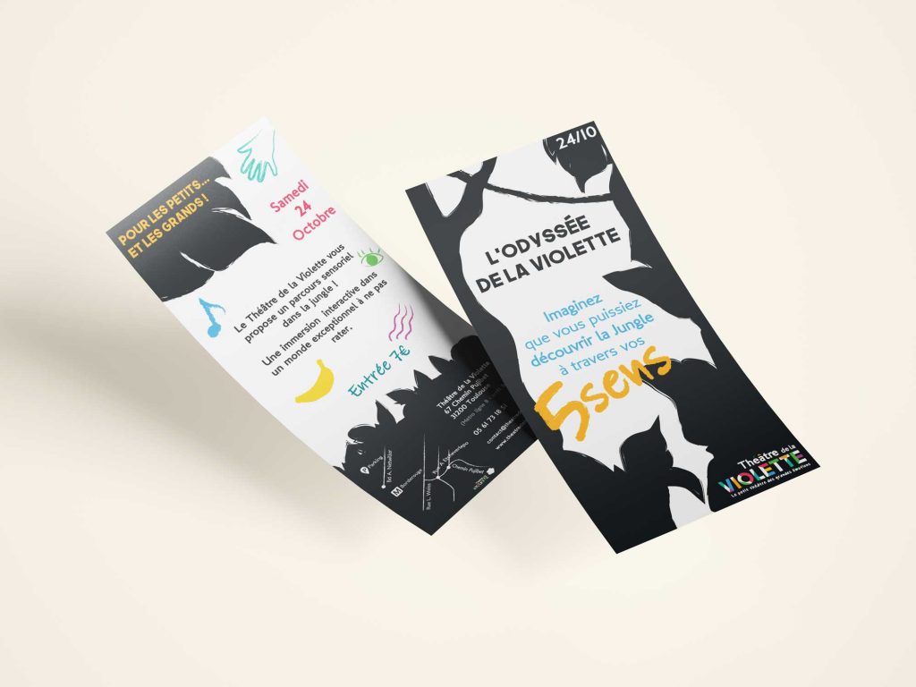 flyer événement L'odyssée de la Violette