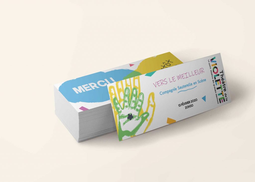 ticket Théâtre de la Violette