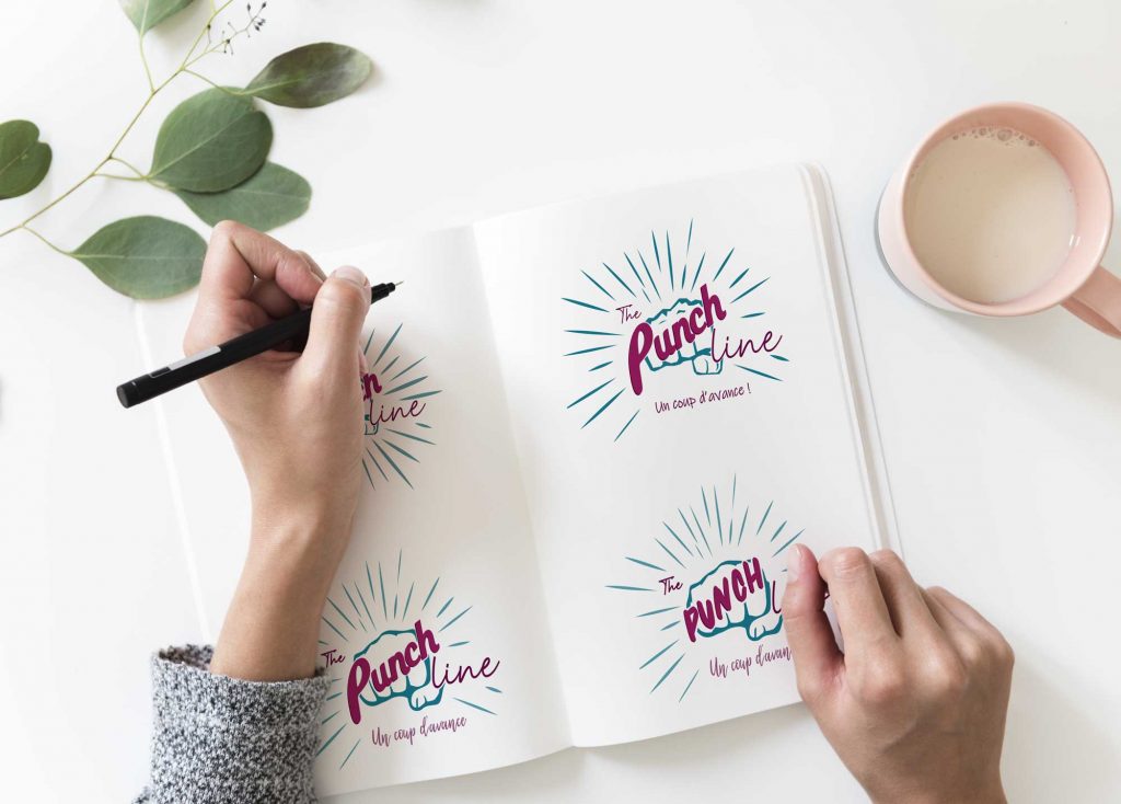 recherche pour logo The Punch Line