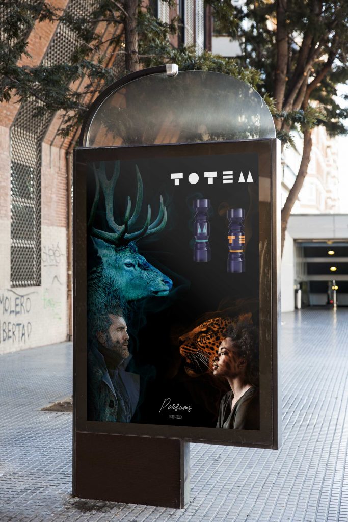 mockup affiche totem