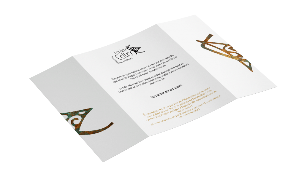 flyer les arts celtes dos